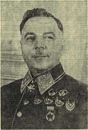 К.Е. Ворошилов, фото 1941 год.